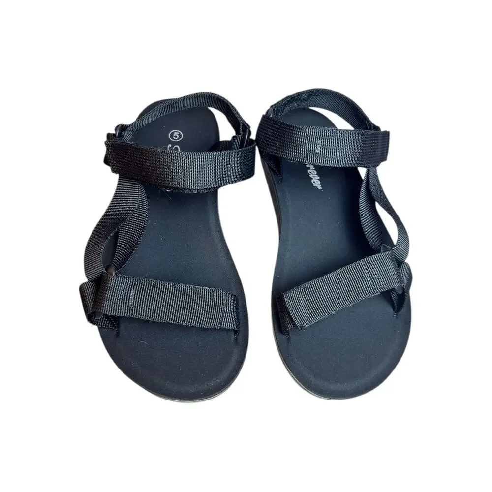 Forever Link Outdoor-21 Black Adjustable Sport Sandals Gorpcore New Box Size 5